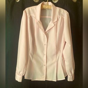 1 pink, 1 white blouse, 1 - 2 pieces set